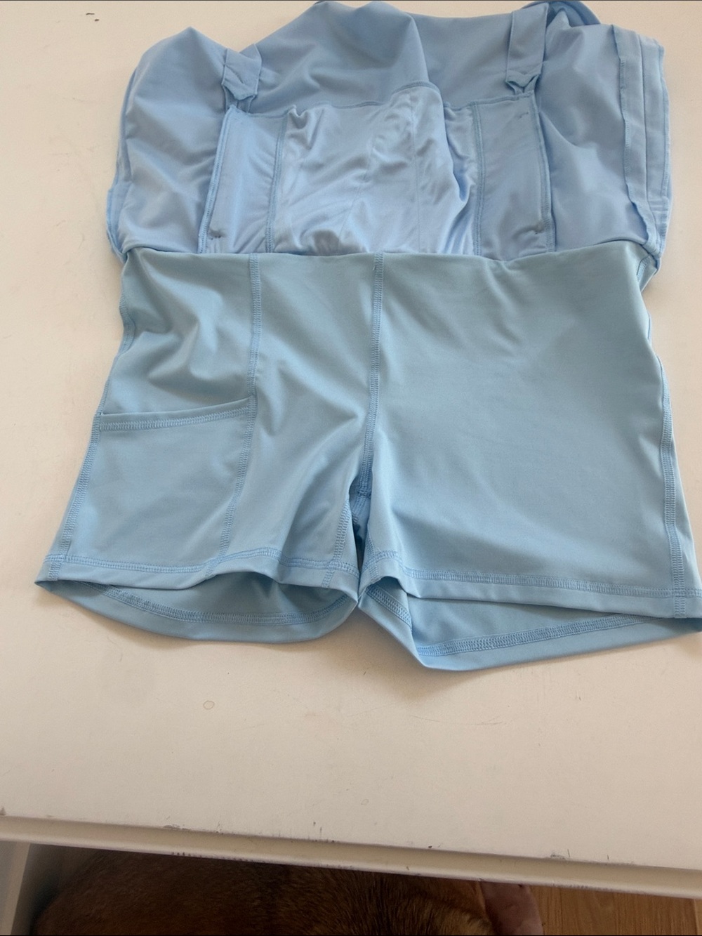 Greg Norman Collection Light Blue Athletic Skort - Picture 3 of 6